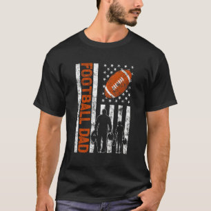 Camiseta Mens Orud Futebol Pai Retro Americano Flag Sports