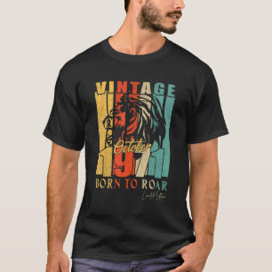 Camiseta Mens Outubro De 1971 51 Anos De Aniversário Do Leã