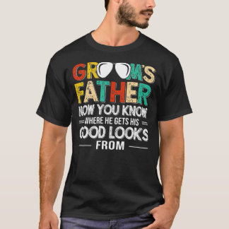 Camiseta Mens Padre do Casamento de Pai