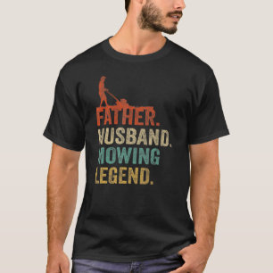 Camiseta Mens Padre Husband Remando Legenda Gardener Pai La