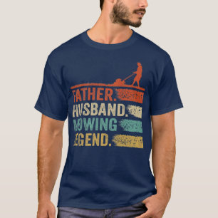 Camiseta Mens Padre Husband Remando Pai de jardineira de le
