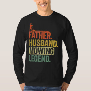 Camiseta Mens Padre Husband Remor Legend Gardener Pai La