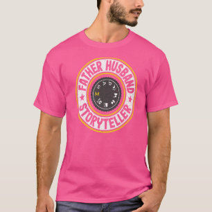 Camiseta Mens Padre Husband Storyteller Pai P