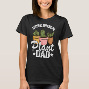 Camiseta Mens Padre Vovô Planta Pai Landscapers Gardener