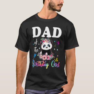 Camiseta Mens Pai Da Festa De Bear Panda