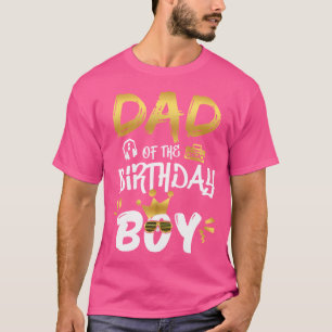Camiseta Mens Pai Do Garoto De Aniversário Notorioso Sch