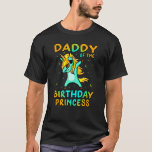Camiseta Mens Pai Do Pai Da Princesa De Aniversário