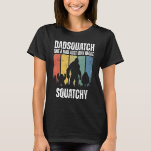 Camiseta Mens Pai Esmaga Como Um Pai Muito Mais Escamoteado