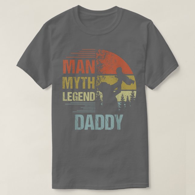 Camiseta Mens Pai Mito Legenda Para Mens E Pai Engraçado Fa (Frente do Design)