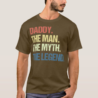 Camiseta Mens PAI O HOMEM O MITO O HOMEM DA LEGENDA