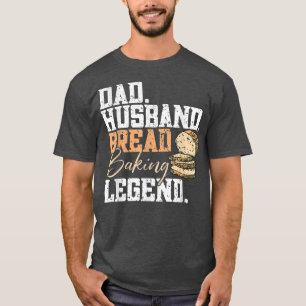 Camiseta Mens Pai Pão Pão Pão Faturando Pão