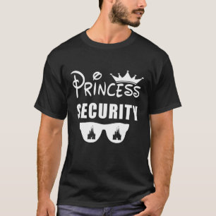 Camiseta Mens Pai Princesa de Segurança Figurino de Hallowe