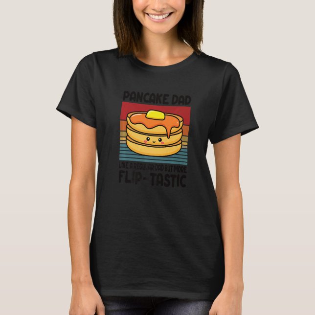 Camiseta Mens Pancake Maker & Flapjack Designs Do Café Da M (Frente)