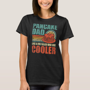 Camiseta Mens Pancake Pai Como Um Pai Regular Mas Fa Mais F
