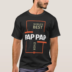 Camiseta Mens Pap-pap Gift - Melhor Pap-pap Nunca