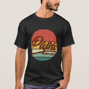 Camiseta Mens Papa Desde 2000, aniversário de 21 anos 21 An