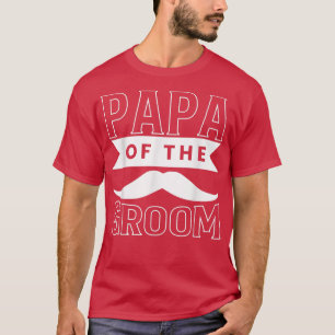 Camiseta Mens Papá Do Casamento De Noite