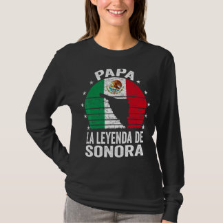 Camiseta Mens Papa La Leyenda De Sonora Pai Mexicano Sonora