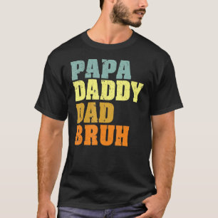 Camiseta Mens Papa Pai Bruh Que Adora De Son Boys F