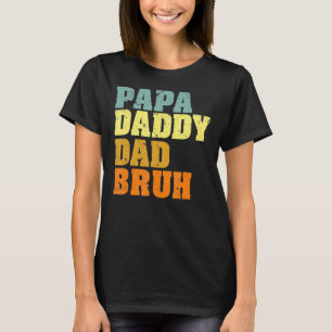 Camiseta Mens Papa Pai Bruh Que Adora De Son Boys F
