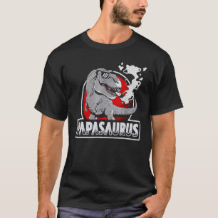 Camiseta Mens Papa Surus Rex Dinossaur Dia de os pais Famil