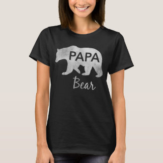 Camiseta Mens Papa Urso Excelente Para Pai, Pai, Avô