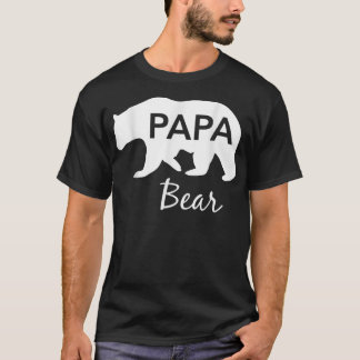 Camiseta Mens Papa Urso Excelente Presente Para Pai Vovô Pa