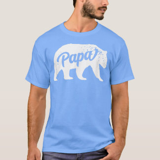 Camiseta Mens Papa Urso Fofinho Amável Forte Engraçado Engr