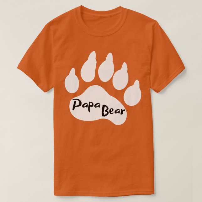 Camiseta Mens Papa Urso Premium (Frente do Design)
