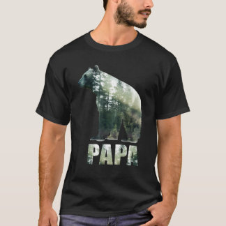 Camiseta Mens Papa Urso Surreal Pai Incrível Dia dos Pais