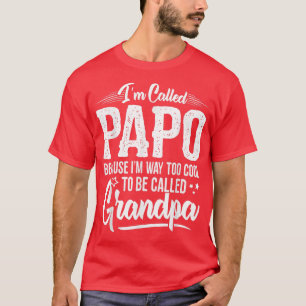 Camiseta Mens Papo Tefrom GrandChildren Engraçado Avô
