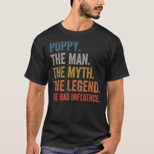 Camiseta Mens Papoiam O Homem A Lenda A Má Inf