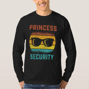 Camiseta Mens Para A Princesa Dia de os pais Segurança Da F
