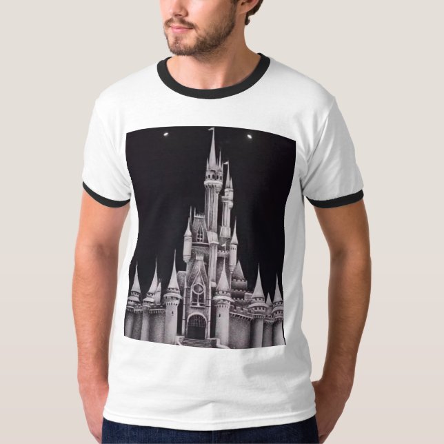 Camiseta Mens para design especial nos EUA (Frente)