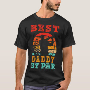 Camiseta Mens Para O Melhor Pai Do Dia de os pais, Par Golf
