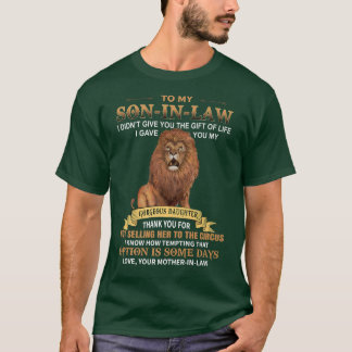 Camiseta Mens Para O Meu FilhoInLaw Engraçado Da MãeEmDirei
