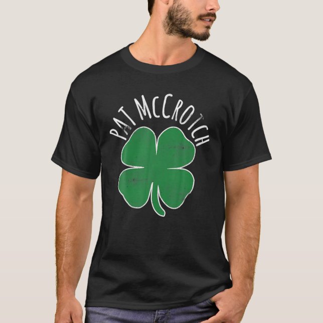 Camiseta Mens PAT Mccrotch Adulto Irlandês ST PATRICKS DA (Frente)