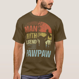 Camiseta Mens Pawpaw Myth Legend  For Mens & Dad Funny Fath