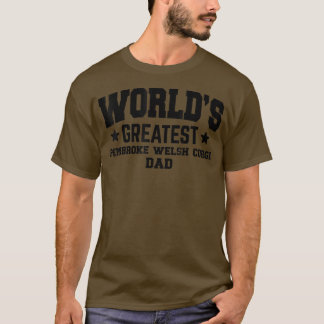 Camiseta Mens Pembroke Welsh Corgi Pai Engraçado