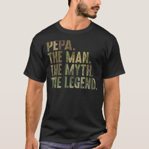 Camiseta Mens Pepa De Avós Para Homens Pepa Man Myt