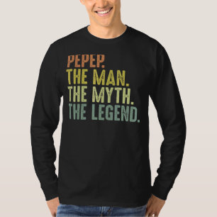 Camiseta Mens Pepep Para Homens Dia de os pais Pepep Mando 