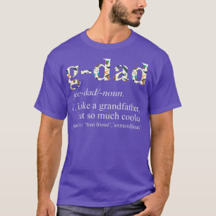 Camiseta Mens Personalized Tie Die Cool Dad Like a Grandfat
