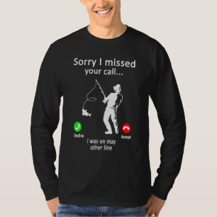 Camiseta Mens Pescarando - Desculpe Por Ter Perdido A Sua C