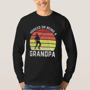 Camiseta Mens Pescarando Vovô Pescador Vestido Por Ser Um G