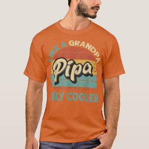 Camiseta Mens Pipa Como Um Vovô Só Fria Pai F