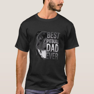 Camiseta Mens Pitbull Pai Cão 1