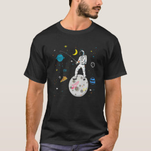 Camiseta Mens Pizza Caçador de Pesca Caça Pescadores Pais