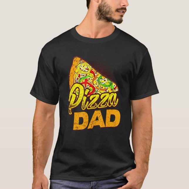 Camiseta Mens Pizza I Love Pizza Pai (Frente)