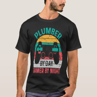 Camiseta Men's  Plumber By Day Gamer By Night