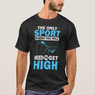 Camiseta Mens Pole Vault Athlete Pole Jumper Pole Vaulting 
